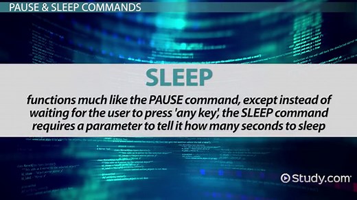 Batch File Commands: Pause, Delete, Sleep & More