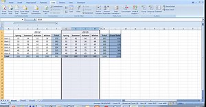 How to create a button for hiding rows or columns