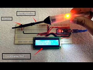 How to make Digital Thermometer using Arduino || Temperature Sensor||