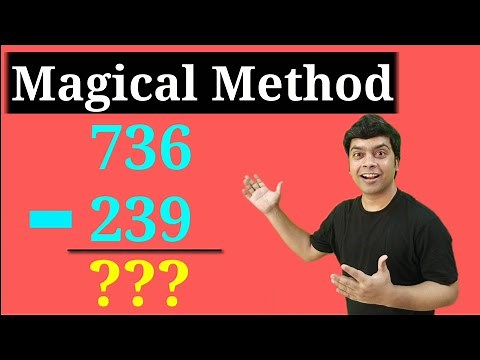 Subtraction Trick | Magical Trick | Minus Trick |New Method for Subtraction | imran sir maths