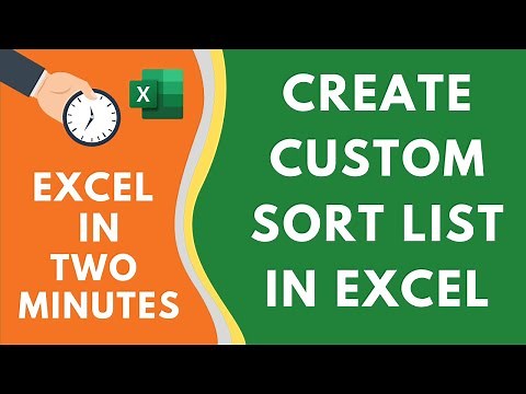 How to Create Custom Sort List in Excel (Easy Step-by-Step)