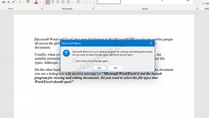 How to Set Microsoft Word & Excel as Default in Windows 11