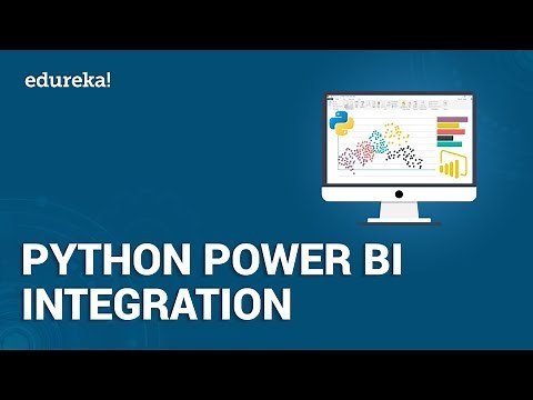 Power BI Python Integration | How to run Python Script in Power BI | Power BI Training | Edureka