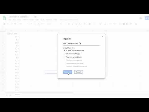 How to Import an Excel File into Google Sheets; Excel File to Google Sheets