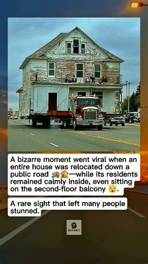 When a House Moves… and the Residents Stay Inside