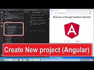 Angular Tutorial Step By Step. Create New Project in Angular CLI Command
