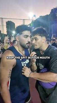 1v1 With Iranian National Team Point Guard Got Overly Intense😈 #streetball #basketball