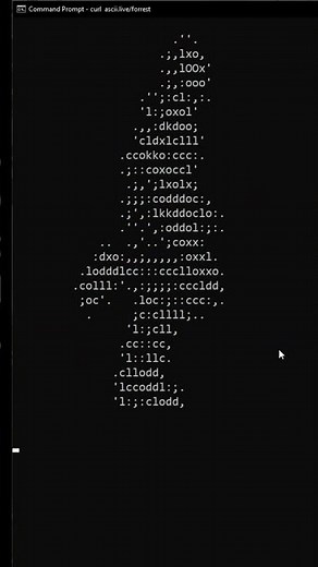 How to Create Animations in CMD | Cool ASCII Terminal Trick #cmd#ascii