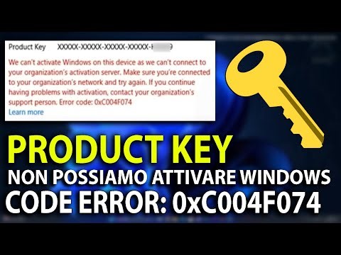 How to Fix "We Can't Activate Windows on This Device" Error Code: 0xC004F074