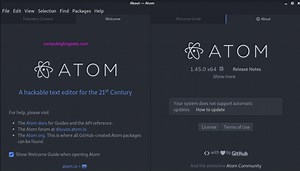 Install Atom Text Editor on Kali Linux | ComputingForGeeks
