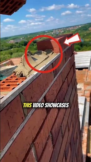 Perfect Bricklaying Technique Using Brick Jointer Tool | Smooth Mortar Joint Finishing Like a Pro