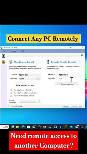 Connect Any PC Remotely Like a Pro | Ultraviewer #remotedesktop