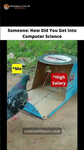 How Did You Get In Computer Science | Codeswithsam #coding #programming #computerscience