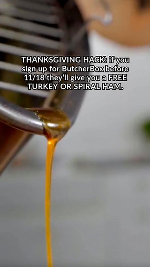 We're giving a FREE 10-14 lb turkey or 9 lb spiral ham in your first box when you sign up for ButcherBox today. Order by 11/18 to get yours in time for Thanksgiving. | ButcherBox | Facebook