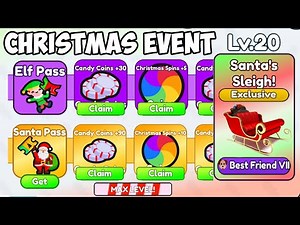 Buying The Santa Pass To Unlock The Best Christmas Pet In Arm Wrestle Simulator