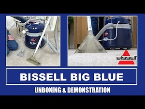 Bissell 1671L Big Blue Deep Cleaner Unboxing & Demonstration