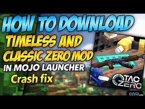 HOW TO DOWNLOAD & INSTALL TIMELESS AND CLASSIC ZERO MOD IN MOJO LAUNCHER (MINECRAFT JAVA MOBILE)