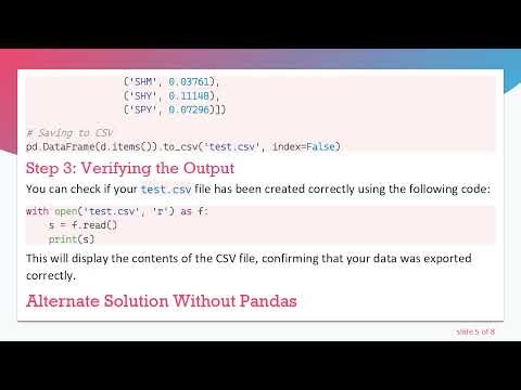 How to Save an OrderedDict Object to a CSV File in Python