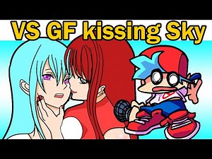 Friday Night Funkin' - VS GF kissing Sky (FNF Mod)