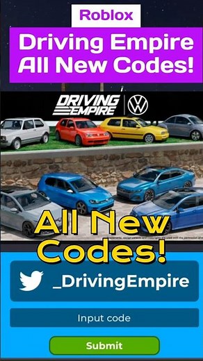 New Driving Empire Codes in May - Codes for Driving Empire Roblox Working Codes 2025
