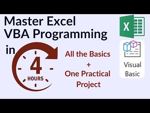 VBA Programming in Excel Full Tutorial | Master VBA in 4 Hours