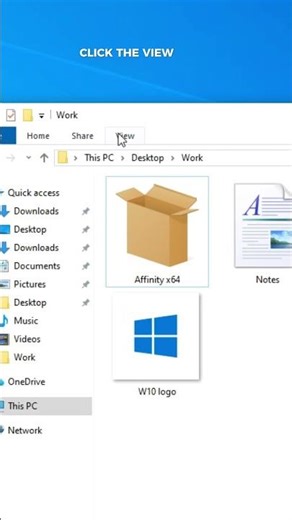 Show File Extensions in Windows #windows #productivity