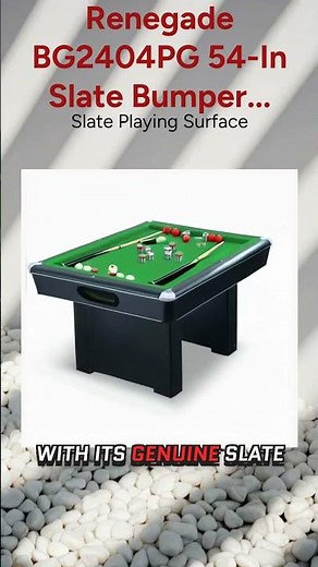 Renegade 54-In Slate Bumper Pool Table – Game Room Must-Have!