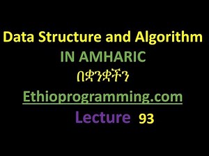 #93 Stack display the content of the top element in the stack structs in Amharic | በአማርኛ