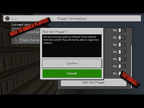 How To Unkick Players in Minecraft