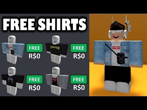 How To Get Best SHIRTS On Roblox For FREE! (FREE CLOTHING STORE)