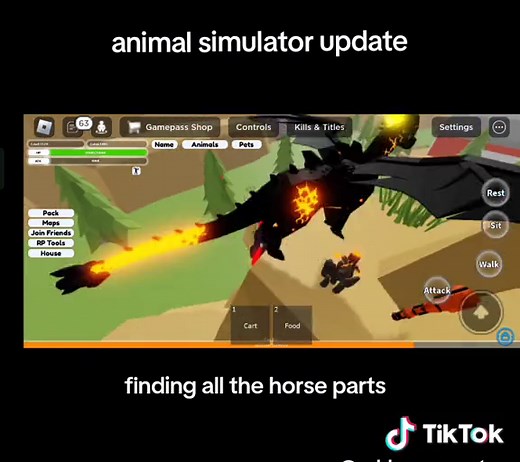 #CapCut animal simulator update: finding all the parts #animalsimulator #roblox#follow #like #viral #fyp #fypシ