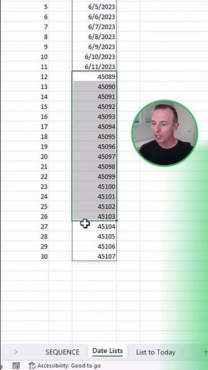 The Best Excel Sequence Formula For A List Of Dates