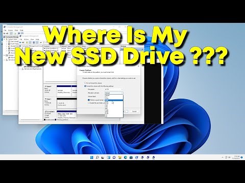 Windows 11 - Setup New SSD | HDD Drive | How To Install New SSD