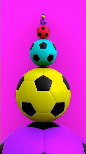 ⚽ Endless Footballs Zoom Loop! 🔁✨