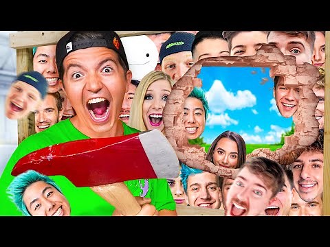 TRAPPED in 100 YouTuber Layers!