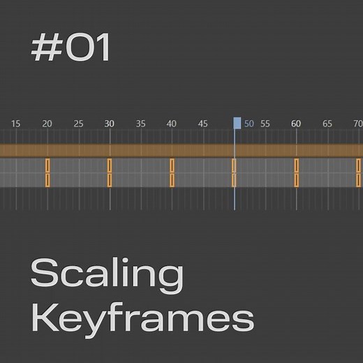 Cinema 4D Quick Tip #01 - Scaling Keyframes