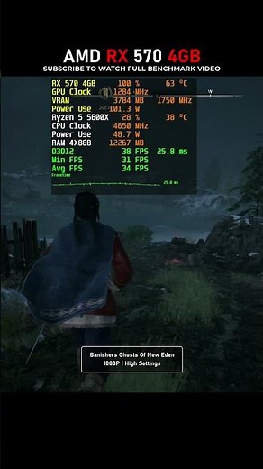 AMD RX 570 4GB Gaming Test