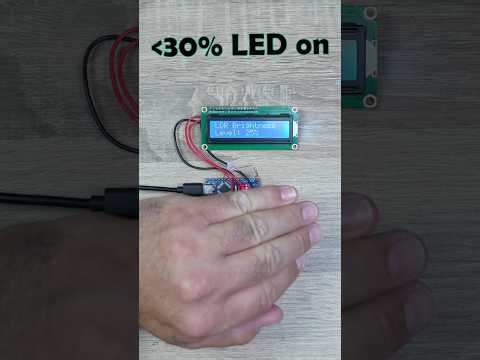 how ldr work #ldr #arduino #lcd #i2c