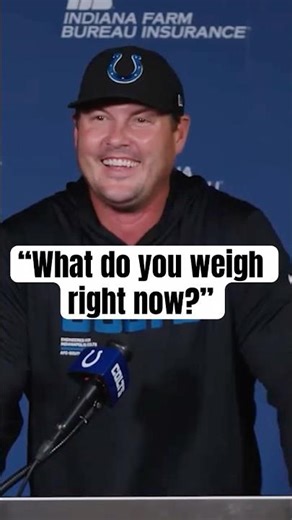 Reporter asks Philip Rivers his weight 😅