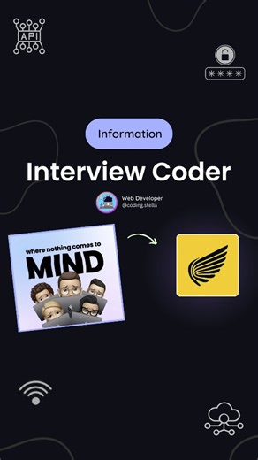 Stella • Coding • HTML • CSS • JAVASCRIPT on Instagram: "🤯 Ever freeze when an interviewer asks a question? This tool has your back. Meet InterviewCoder 👨‍💻 🎯 Perfect for your next interview. 💬 Comment “Job” for the link 🔗 Or check the link in bio It helps you understand what to say and how to say it - step by step. From coding questions to system design and basic HR rounds, it guides you in real time while you practice. Just download it, log in with Google, pick your language, and you’re 
