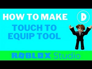 How to Equip a Tool by touching a part in Roblox Studio
