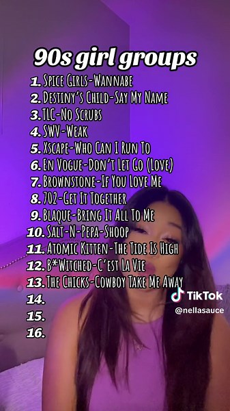 Top 16 90s Girl Groups and Their Hit Songs