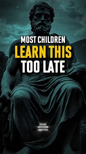 Stoic Wisdom Quotes on Instagram: "Four things children should never do to their parents. Not rules — reminders. Respect, gratitude, and responsibility are not optional virtues. They define who you become. #stoicism #stoicwisdom #lifelessons #respect #wisdom"