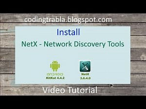 Install NetX on Android - network discovery tools byND