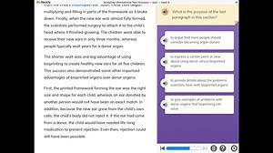 i-ReadyAnalyzing Informational Text Structure - Quiz - Level G... | Filo