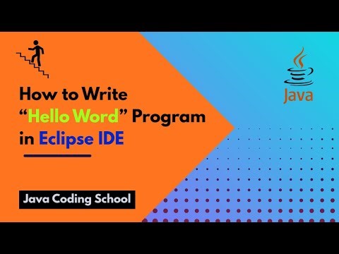 How to Write Hello World Program in Eclipse IDE