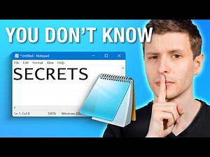Secrets of Windows Notepad