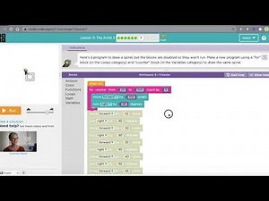 Solutions to: Code Studio Lesson 11 The Artist 3 1-11