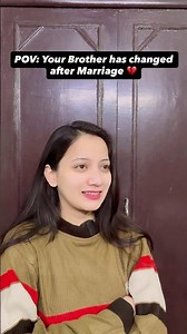 Sab badal jata hai❤️‍🩹😅#siblings #brother #youtubeindia #ytshorts #emotional #aftermarriage #sad