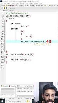 C++ friend keyword explained in Hindi with function example 🔥 | Learn in 2 mins 💻